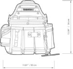 Bolsa portaherramientas electricista + correa hombro - TB-CT-104 TOUGHBUILT - Imagen 7