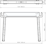 Caballete mesa de trabajo 2 unidaes - TB-C550-2 TOUGHBUILT - Imagen 5