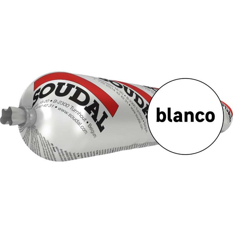 MASILLA POLIURETANO SOUDAFLEX 42 FX BLANCO 600 ml REF.SOUDAL-soldufer Masilla poliuretano Soudaflex 42 fx blanco 600 ml - 146956 SOUDAL - Imagen 1