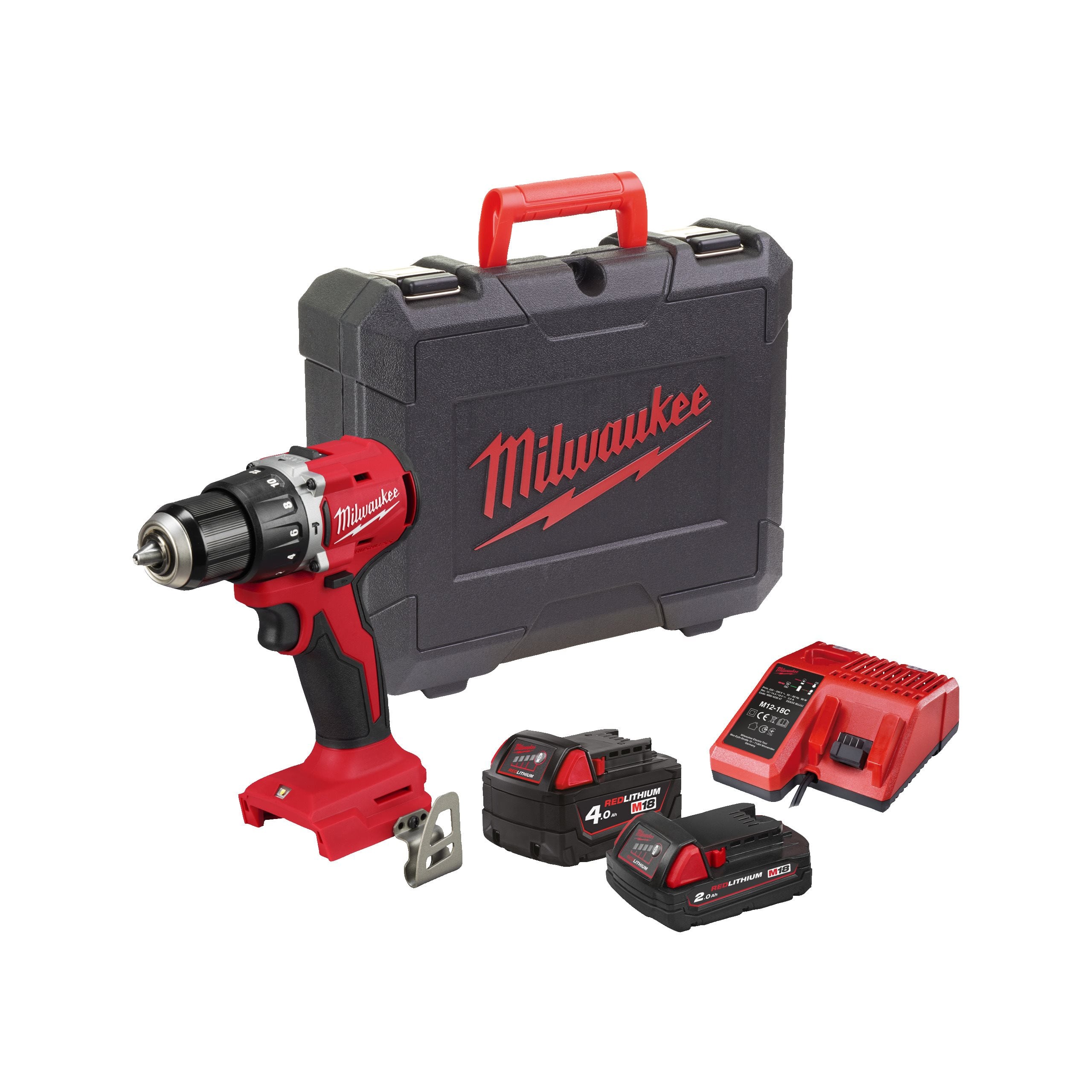 M18_BLPDRC-422C--Hero_1 Taladro Percutor Litio Brushless M18 Blpdrc-422C 18V 4-2Amp - 4933492825 MILWAUKEE - Imagen 1