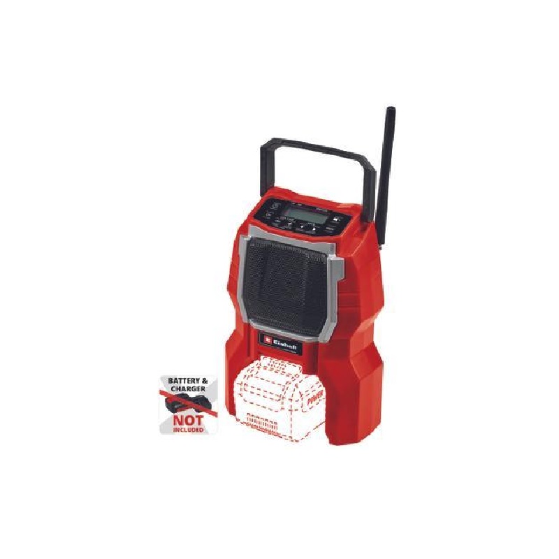 207821-4006825651492-RADIO-BATERIA-TC-RA-18-Li-BT-Solo-REF-3408017-EINHELL Radio batería tc-ra 18 li BT - solo - 3408017 EINHELL - Imagen 1