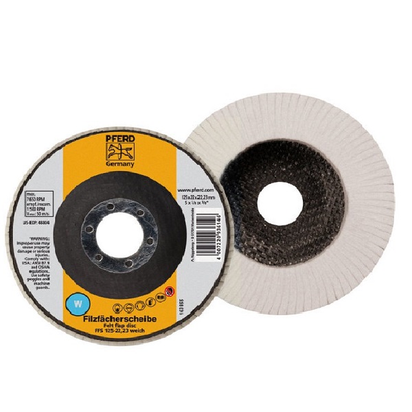 207992-4007220040287-DISCO-LAMINAS-FIELTRO-COMPAC-FFS-125-M14-47900075-PFERD Disco laminas fieltro compac ffs 125/M14 - 47900075 PFERD - Imagen 1
