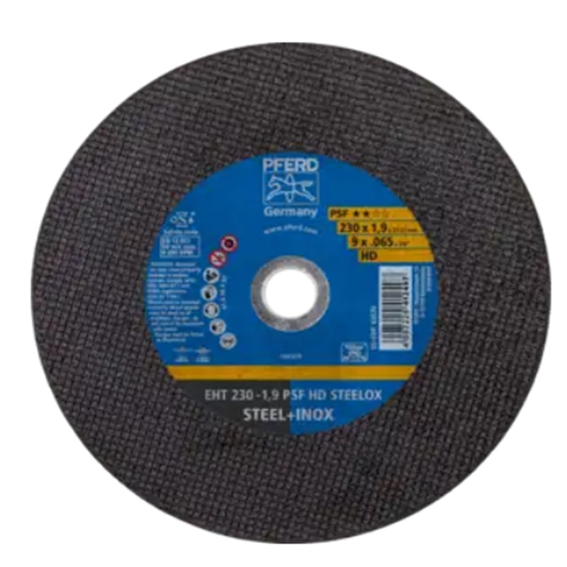 208112-4007220412503-DISCO-CORTE-METAL-EHT-230X1-9-PSF-HD-STEELOX-61728327-PFERD Disco corte metal EHT 230x1,9 PSF hd STEELOX - 61728327 PFERD - Imagen 1