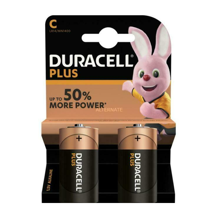 211487-5000394141827-PILA-ALCALINA-PLUS-BL2-LR14-REF-CK2PLUS-MN1400-DURACELL Pila alcalina plus BL2 LR14 - CK2PLUS/MN1400 DURACELL - Imagen 1