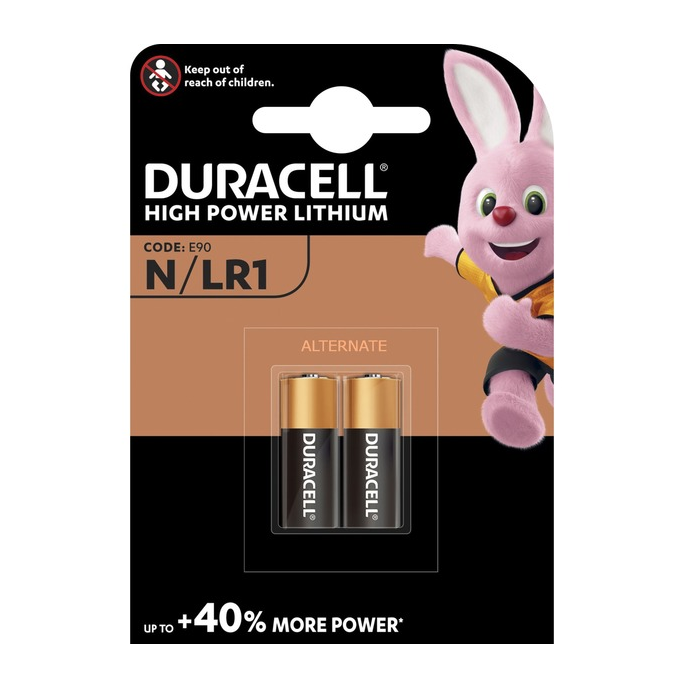 211512-5000394203983-PILA-ALCALINA-MN9100-LR1-1-5V-2PILAS-DURACELL Pila alcalina MN9100 LR1 - 1.5V 2 pilas - DURACELL - Imagen 1