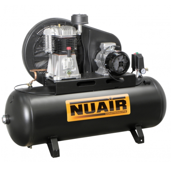 213738-8016738754568-COMPRESOR-AIRE-CORREAS-5-5HP-300LT-NB5-5-5FT-270-380V-N5NN701LEV076-NUAIR Compresor de aire por correas 5,5 HP 300 L NB5/5.5FT/270 380 V - N5NN701LEV076 NUAIR - Imagen 1
