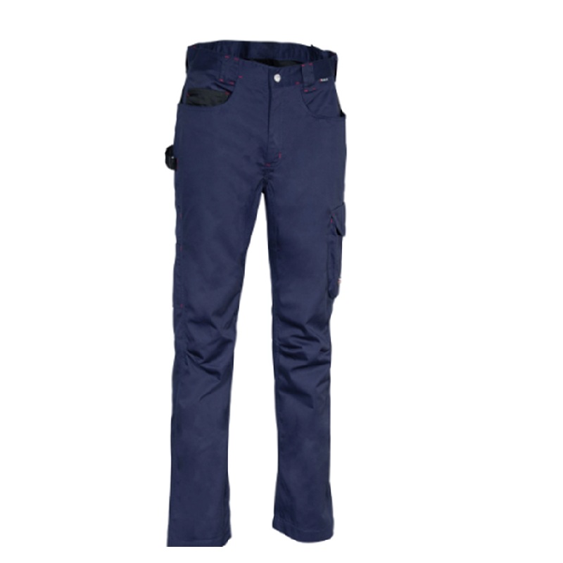 214027-8023796467743-PANTALON-AZUL-MARINO-DRILL-T-46-COFRA Pantalón azul marino drill - T-46 COFRA - Imagen 1