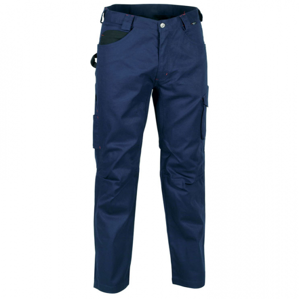 214029-8023796467798-PANTALON-AZUL-MARINO-DRILL-T-56-COFRA Pantalón azul marino drill - T-56 COFRA - Imagen 1
