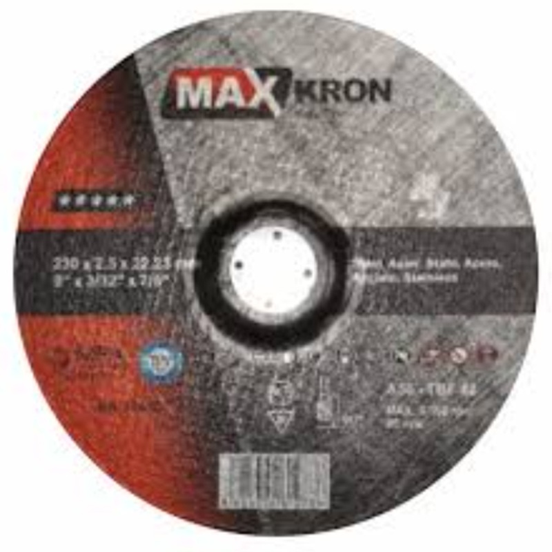 221904-8425402612705-DISCO-CORTE-INDUSTRY-115X1-A60-TBF-41-C-50-MAXKRON Disco de corte Industry 115X1 A60 C/20 - TBF-41 MAXKRON - Imagen 1