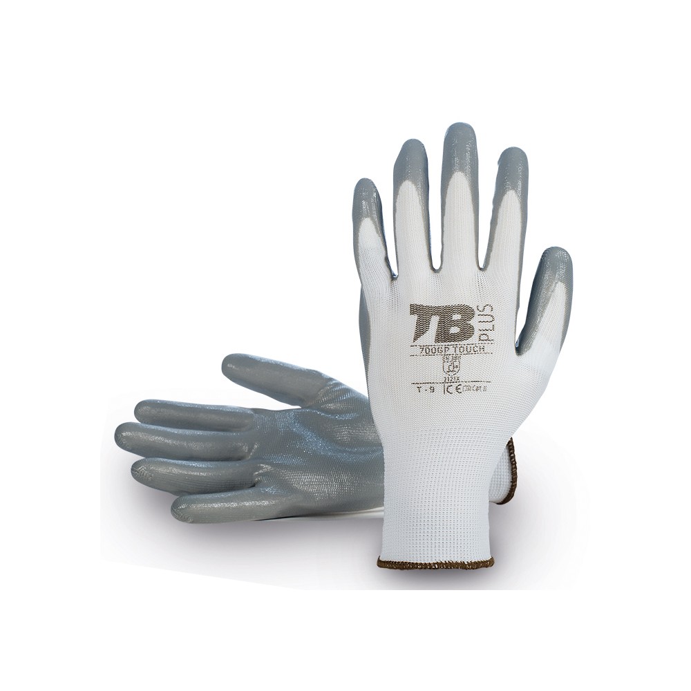 223567-8428371024685-GUANTE-SOPORTE-POLIESTER-RECUBRIMIENTO-NITRILO-700GP-TOUCH-T-8-T-BODERO Guantes soporte poliéster recubrimiento nitrilo Touch T8 M - 700GP T.BODERO - Imagen 1