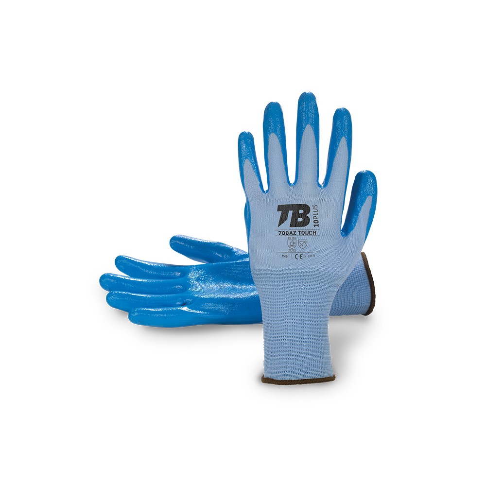 223582-8428371028867-GUANTE-AZUL-BLANCO-NITRILO-ALIMENTARIO-REF-700AZ-T-9-T-BODERO Guantes azul blanco nitrilo alimentario T9 L - 700AZ T.BODERO - Imagen 1