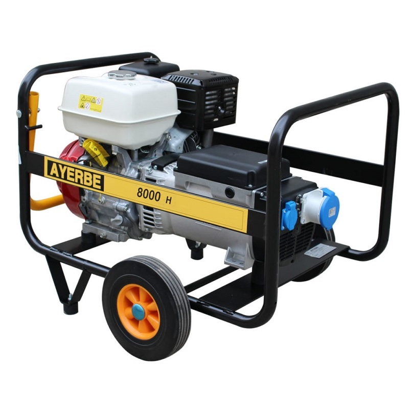 223844-8429459200403-GENERADOR-ELECTRICO-GASOLINA-AY-5000-GX-270-HONDA-5420040-AYERBE Generador eléctrico de gasolina AY-5000 GX-270 Honda - 5420040 AYERBE - Imagen 1