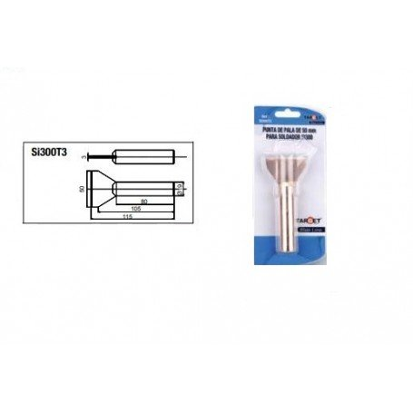 227132-8436026376362-PUNTA-PALA-50MM-P-SOLDADOR-ESTA-O-SI300-REF-SI300T3-IPT Punta pala 50 mm para soldador estaño SI300 - SI300T3 IPT - Imagen 1