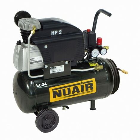 228133-FCCC404LEV516-COMPRESOR-MONOBLOCK-FC2-24S-CM2-2HP-25LT-NUAIR Compresor monoblock FC2/24S CM2 2 HP 25 l NUAIR - Imagen 1