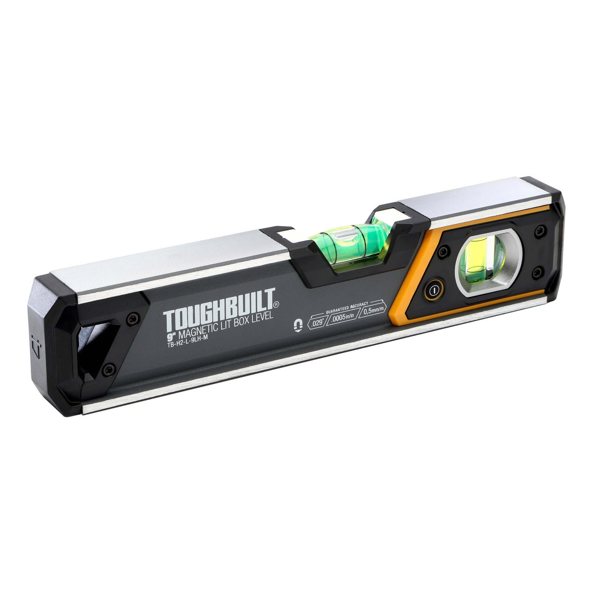 241593-1210001301627-NIVEL-MAGNETICO-TUBULAR-BURBUJA-ILUMINADA-23CM-REF-TB-H2-L-M23LH-M-TOUGHBUILT- Nivel magnetico tubular burbuja iluminada 23 cm - TB-H2-L-M23LH-M TOUGHBUILT - Imagen 1