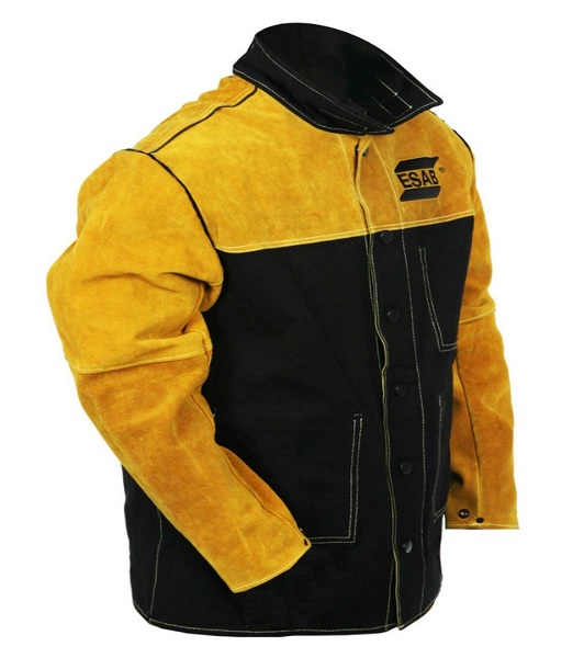 200449-7330725077814-CHAQUETA-SOLDADOR-SERRAJE-FR-T-M-0700500494-ESAB- Chaqueta de soldador serraje FR M - 0700500494 ESAB - Imagen 1