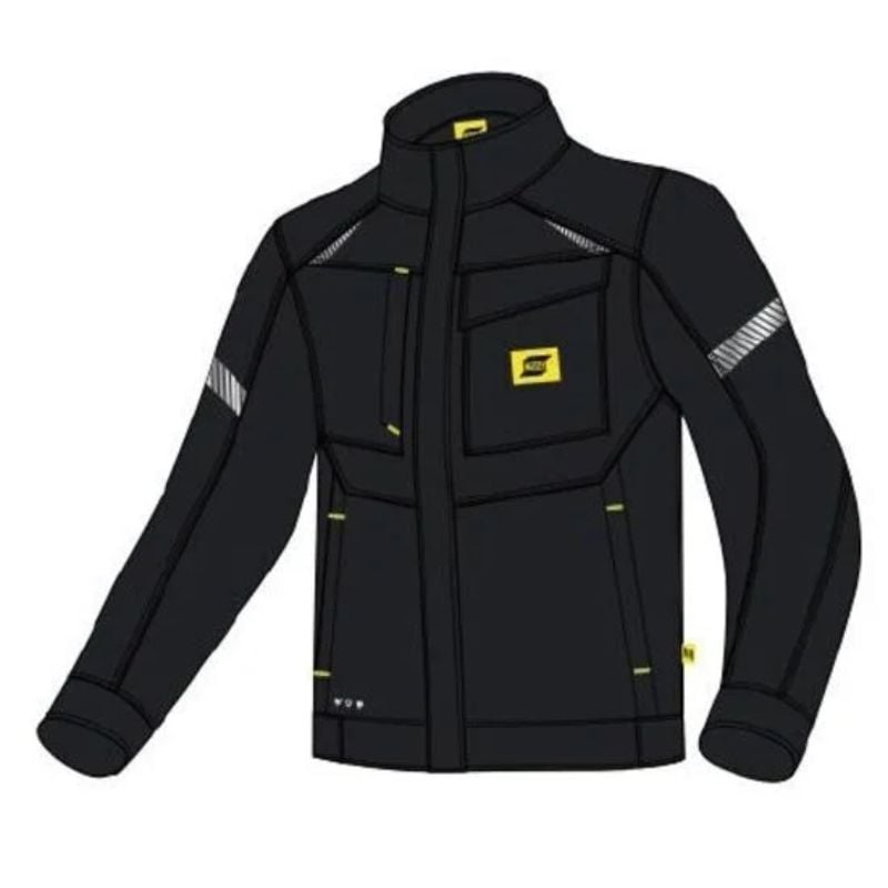 249165-7330725083969-CHAQUETA-SOLDADOR-MW-STRETCH-FR-BLK-T-XXL-REF-0700500716-ESAB Chaqueta de soldador MW Stretch FR BLK XXL - 0700500716 ESAB - Imagen 1