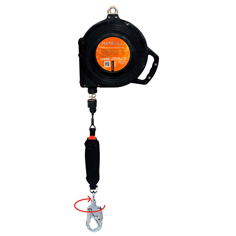 204112-8430877070622-DISPOSITIVO-ANTICAIDAS-RETRACTIL-MAXIROLL-10MT-120KG-REF-80810-SAFETOP Dispositivo anticaídas retractil Maxiroll 10 m 120 kg - 80810 SAFETOP - Imagen 1