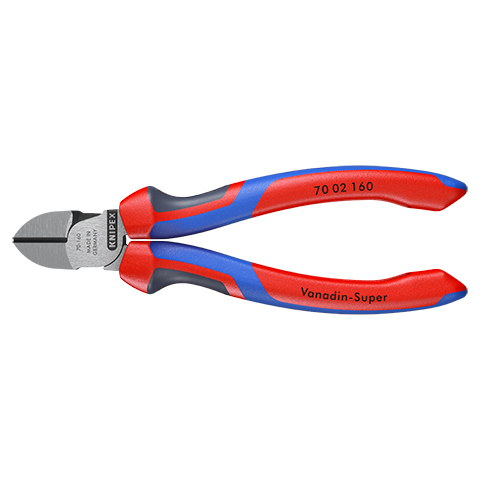 207494-4003773034032-ALICATE-CORTE-DIAGONAL-M-PLAST-160-MM-REF-7002160-KNIPEX Alicate corte diagonal mango plástico 160 mm - 7002160 KNIPEX - Imagen 1