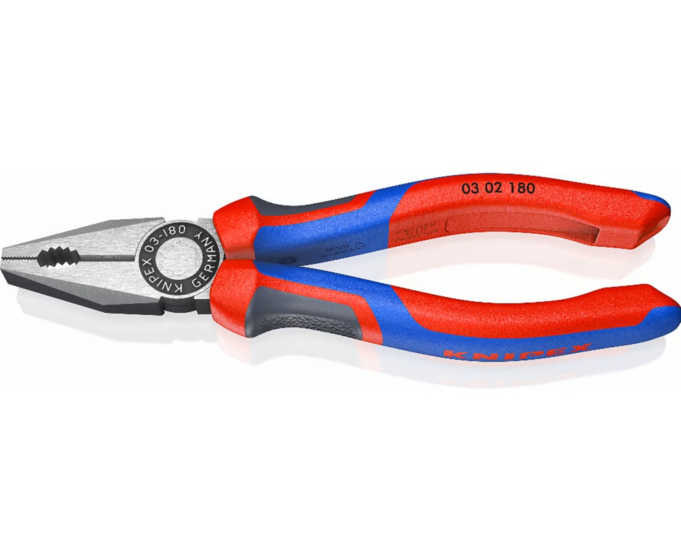 207546-4003773223191-ALICATE-UNIVERSAL-180-MM-REF-302180-KNIPEX Alicate universal 180 mm - 302180 KNIPEX - Imagen 1