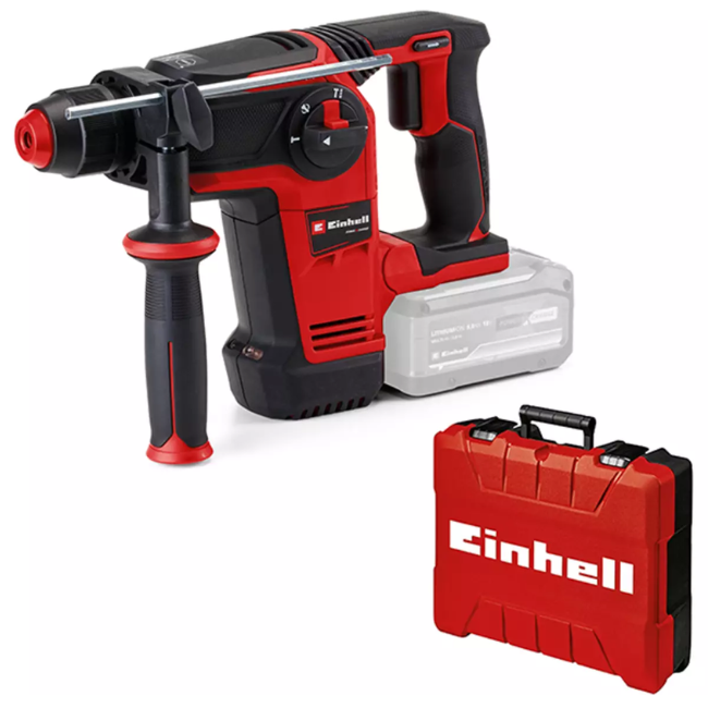 207871-4006825668193-MARTILLO-PERFORADOR-BATERIA-18-26-Li-BL-18V-2-6J-SOLO-0-4514265-EINHELL Martillo perforador a batería 18/26 Li BL 18V 2,6 J solo (0) - 4514265 EINHELL - Imagen 1
