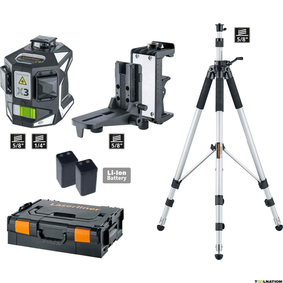 208851-4021563716890-NIVEL-LASER-X3-LASER-PRO-REF-036-800-LASERLINER Nivel láser X3-Laser Pro - 036.800 LASERLINER - Imagen 1