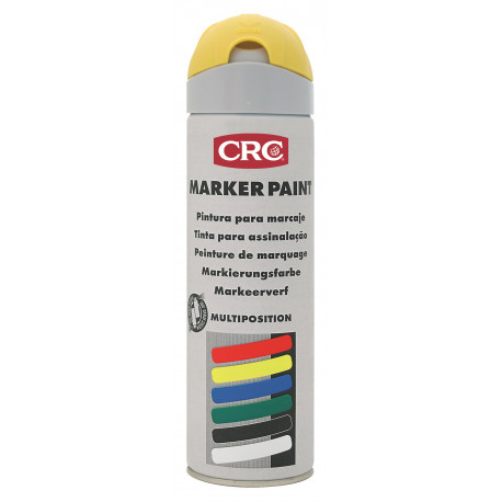 211943-5412386060472-SPRAY-MARCADOR-FLUORESCENTE-MARKERPAINT-360-500-ML-AMARILLO-REF-1030038-CRC Spray marcador fluorescente Markerpaint 360º amarillo 500 ml - 1030038 CRC - Imagen 1