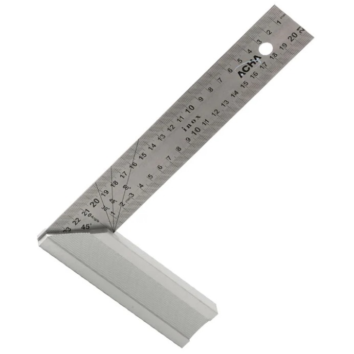 215146-8413947404046-ESCUADRA-CARPINTERO-INOX-400X215-MM-REF-40404-ACHA Escuadra de carpintero inox 400x215 mm - 40404 ACHA - Imagen 1