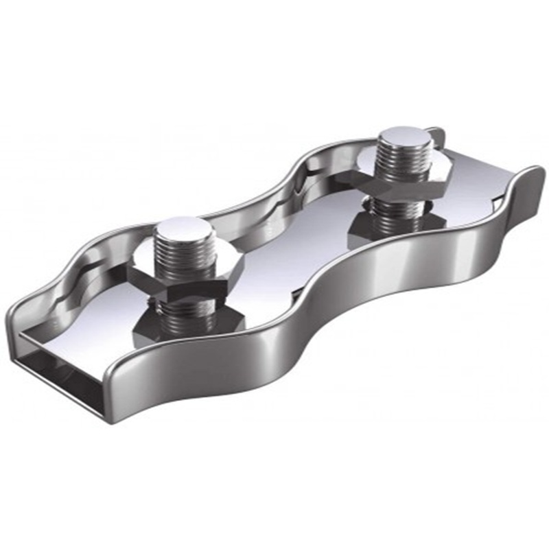 225444-8434035127739-PAQUETE-10UD-SUJETACABLE-PLANO-DOBLE-ACERO-INOX-6MM-ROMBULL Paquete 10 uds sujetacable plano doble acero INOX. 6 mm - ROMBULL - Imagen 1