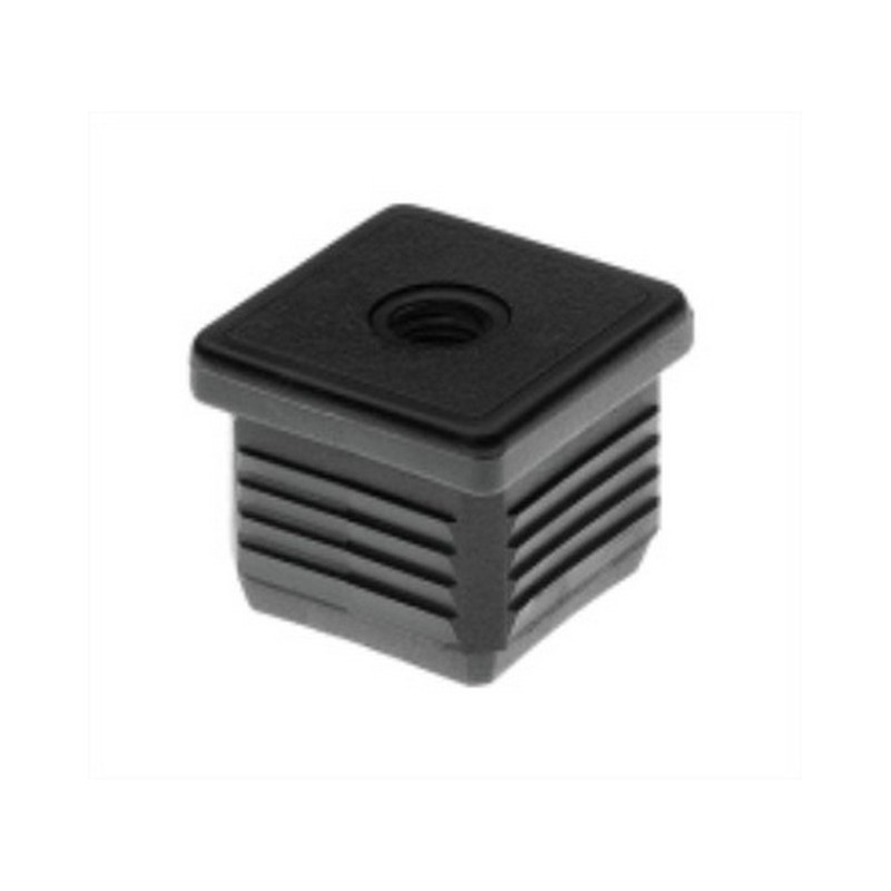 226935-8435467111839-CONTERA-PLASTICO-CUADRADA-INTERIOR-ROSCADO-40X40-M-10-REF-34-NEGRA-100UND Contera plástico cuadrada interior roscado 40x40 M-10 negra 100 unidades - 34 - Imagen 1