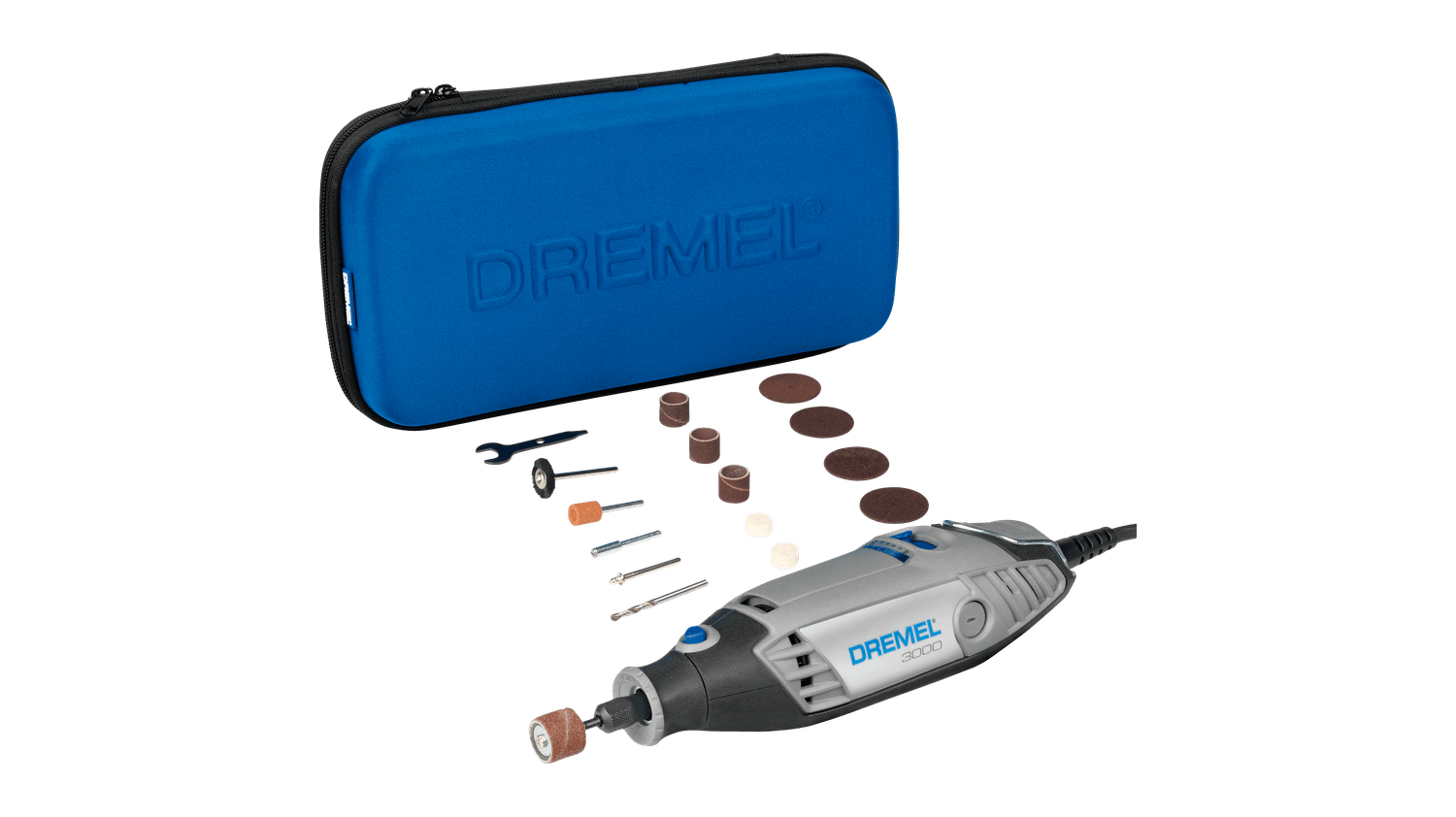 227518-8710364060870-KIT-DREMEL-3000-SERIES-15-ACCESORIOS-REF-F0133000JC-BOSCH Kit Dremel 3000 series 15 accesorios - F0133000JC BOSCH - Imagen 1