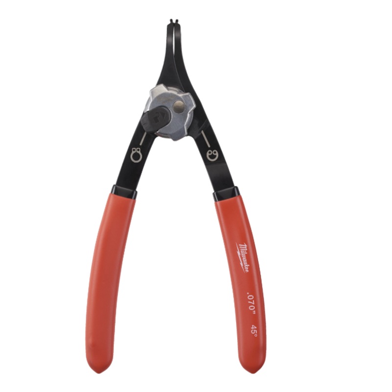 248681-4058546418618-ALICATE-CIRCLIP-ARANDELAS-CURVO-45-GRANDE-1-8MM-REF-4932492494-MILWAUKEE Alicate Circlip Arandelas Curvo 45º Grande 1,8 Mm - 4932492494 MILWAUKEE - Imagen 1