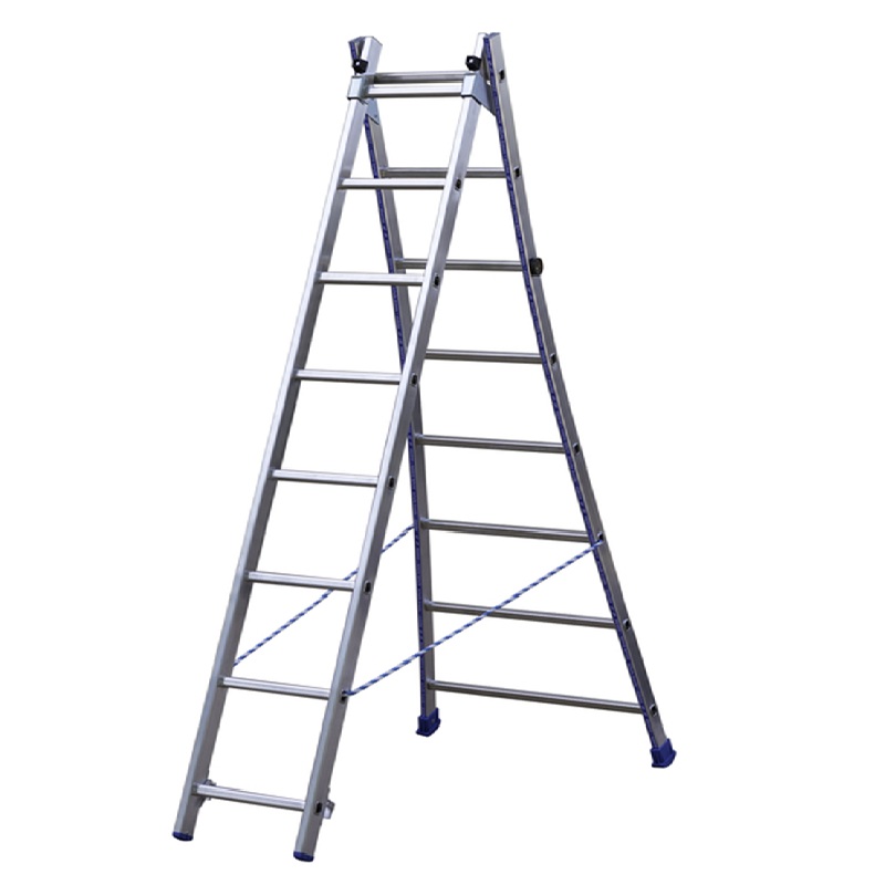 256884-3172962132086-ESCALERA-ALUMINIO-KET2-BASE-ANCHA-2X8-213208-CENTAURE Escalera de aluminio KET2 base ancha 2x8 - 213208 CENTAURE - Imagen 1