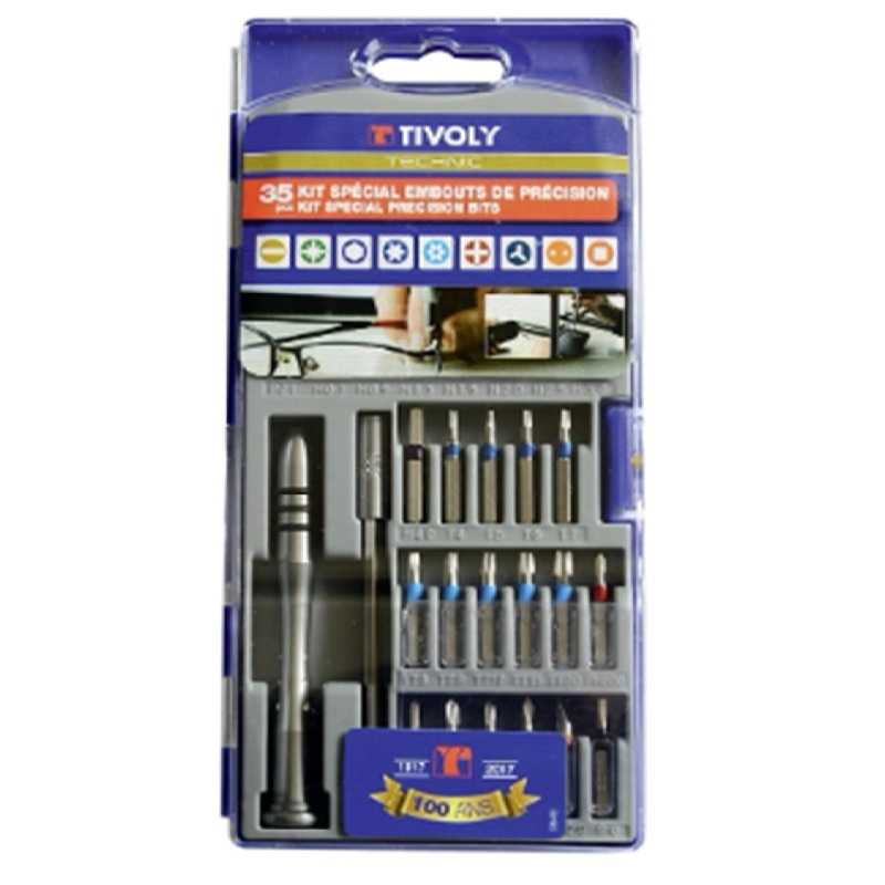 256918-3221910864521-JGO-PUNTAS-DESTORNILLADOR-PRECISION-35PCZAS-11501570026-TIVOLY Juego puntas + destornillador precision 35 piezas - 11501570026 TIVOLY - Imagen 1
