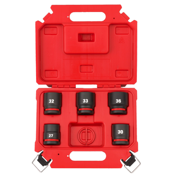 267399-4058546526207-JUEGO-VASOS-IMPACTO-1-CORTOS-5PZ-REF-4932498751-MILWAUKEE Juego Vasos Impacto 1" Cortos 5 Piezas - 4932498751 MILWAUKEE - Imagen 1