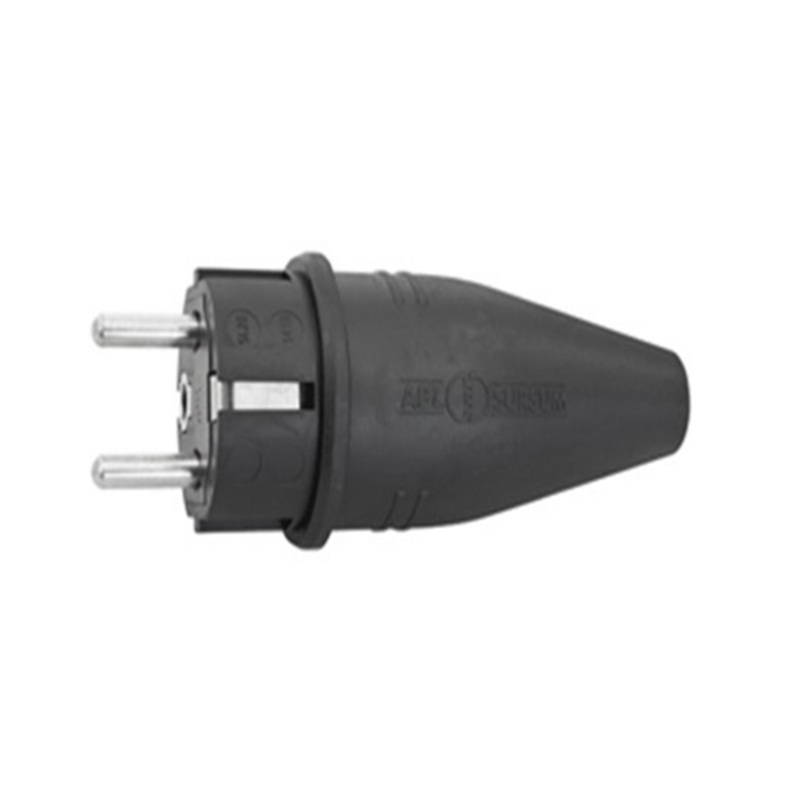 208491-8435146755583-Clavija-macho-bipolar-de-caucho-goma-negra-16-A-2P-01411-HP Clavija macho bipolar de caucho/goma negra 16 A 2P - 01411 HP - Imagen 1