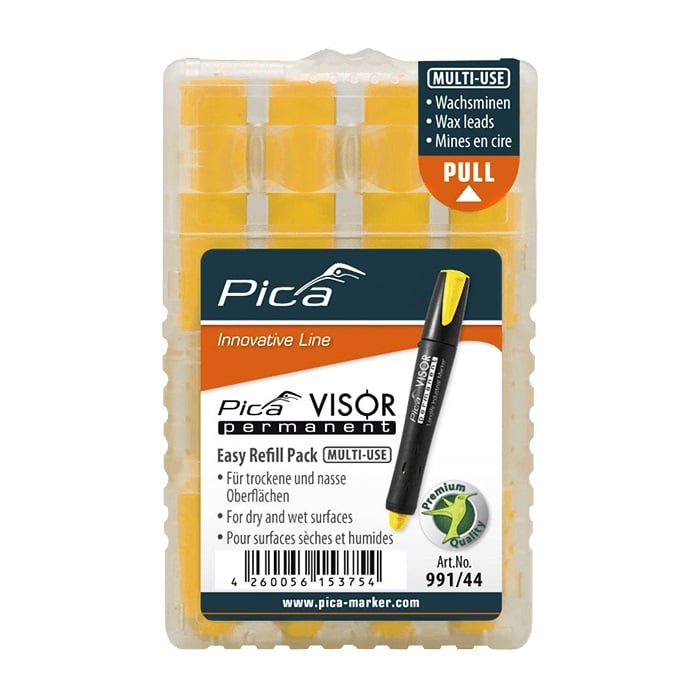 211057-4260056153754-Estuche-4-minas-Visor-permanente-amarillo-991-44-PICA Estuche 4 minas Visor permanente amarillo - 991/44 PICA - Imagen 1