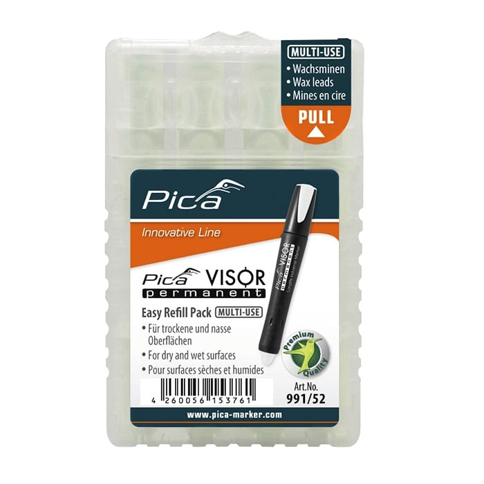 211058-4260056153761-Estuche-4-minas-Visor-permanente-blanco-991-52-PICA Estuche 4 minas Visor permanente blanco - 991/52 PICA - Imagen 1