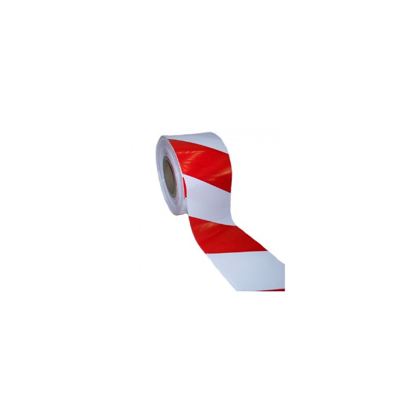 214072-8026978000202-Rollo-de-cinta-de-se-alizaci-n-baliza-blanco-y-rojo-75-mm-x-200-m-RD80511-NORM Rollo de cinta de señalización baliza blanco y rojo 75 mm x 200 m - RD80511 NORMALUZ - Imagen 1