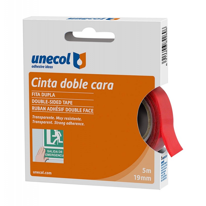 215544-8414646842696-Cinta-doble-cara-5MX19-mm-008426-GYMCOL Cinta doble cara 5MX19 mm - 008426 GYMCOL - Imagen 1