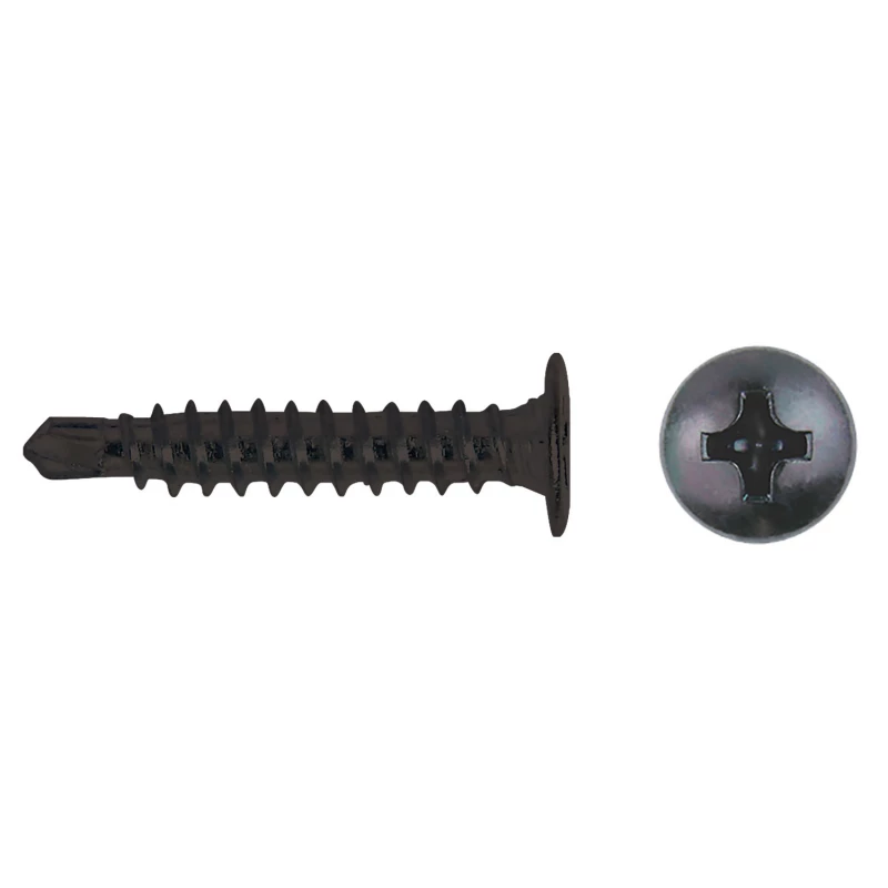 222172-8425586113333-Tornillo-punta-broca-cabeza-extraplana-PH-DIN-cet-4-2x23-negro-100-uds-CELO Tornillo punta broca cabeza extraplana PH DIN cet 4,2x23 negro 100 uds CELO - Imagen 1