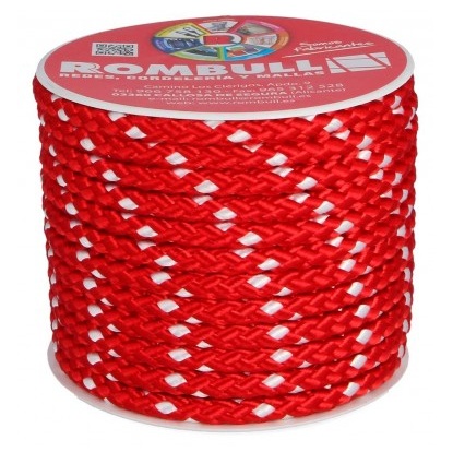 225407-8434035110946-Carrete-de-cuerda-CTA100-PES-08-mm-25-m-rojo-ROMBULL Carrete de cuerda CTA100 PES 08 mm 25 m rojo - ROMBULL - Imagen 1