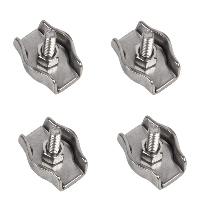 225441-8434035127517-Bl-ster-4-uds-sujetacable-plano-simple-acero-4-mm-ROMBULL Blíster 4 uds sujetacable plano simple acero 4 mm - ROMBULL - Imagen 1