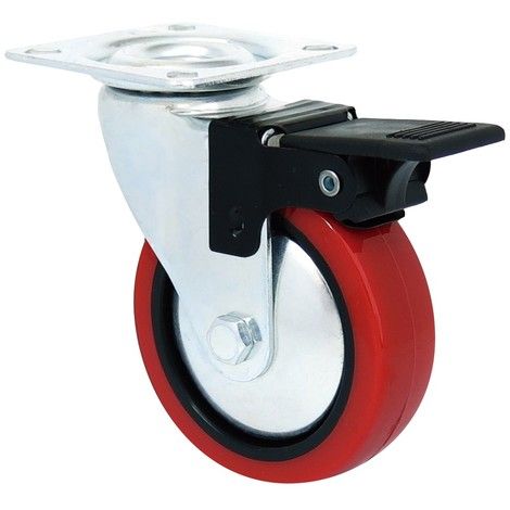 226852-8435427921966-Rueda-Mobile-Emily-PU-rojo-75-giratoria-18H0512-CASCOO Rueda Mobile Emily PU rojo 75 giratoria - 18H0512 CASCOO - Imagen 1