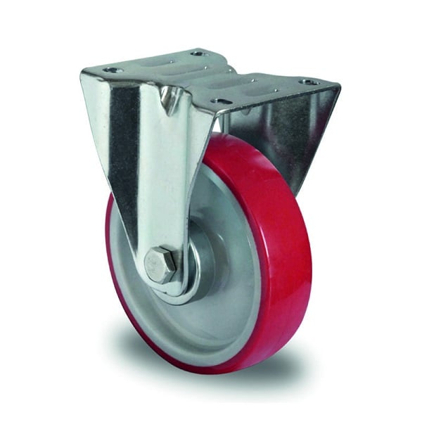 226872-8435427943111-Rueda-inox-Innovation-N2U6-Q0N-PU-rojo-100-fija-20C0941-CASCOO Rueda inox Innovation N2U6 Q0N PU rojo 100 fija - 20C0941 CASCOO - Imagen 1