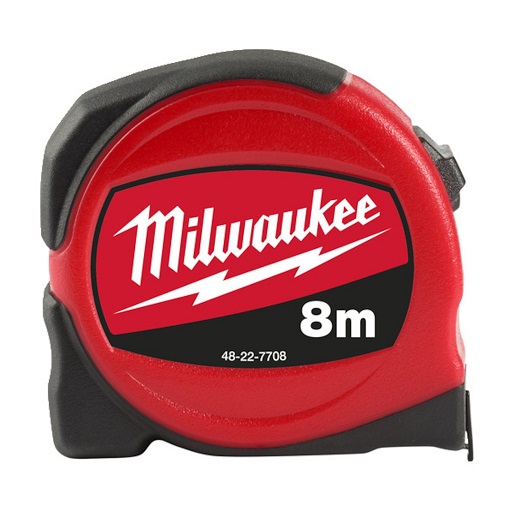 240411-0045242512928-Flexometro-slimline-8-M-x-25-mm-48227708-MILWAUKEE Flexometro Slimline 8 M X 25 Mm - 48227708 MILWAUKEE - Imagen 1