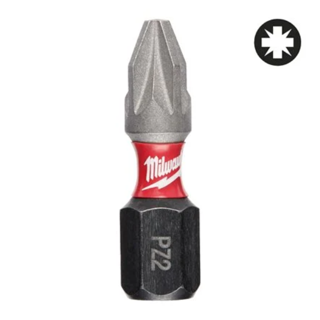 272324-4058546616588-Punta-impacto-SHOCKWAVE-PZ2-25-mm-3-uds-4932500356-MILWAUKEE Punta Impacto Shockwave Pz2 25 Mm 3 Uds - 4932500356 MILWAUKEE - Imagen 1