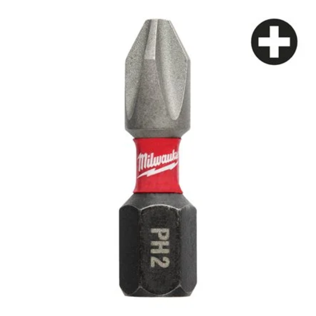 272325-4058546616557-Punta-impacto-SHOCKWAVE-PH2-25-mm-3-uds-4932500353-MILWAUKEE Punta Impacto Shockwave Ph2 25 Mm 3 Uds - 4932500353 MILWAUKEE - Imagen 1