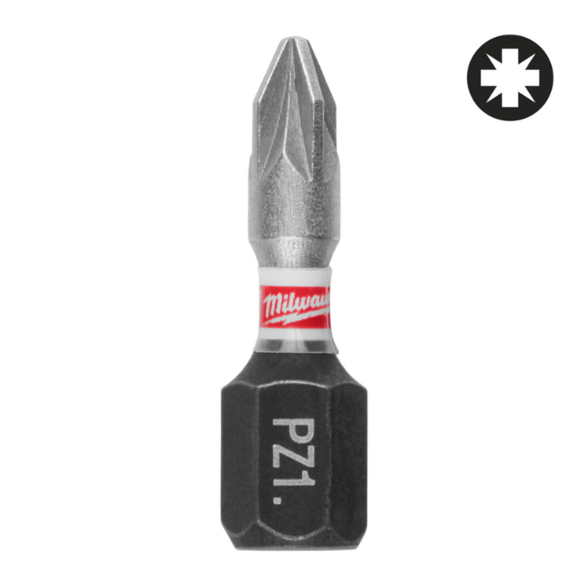 279321-4058546616571-Punta-SHOCKWAVE-PH1X25-mm-3-uds-4932500355-MILWAUKEE Punta Shockwave Ph1X25 Mm 3 Uds - 4932500355 MILWAUKEE - Imagen 1